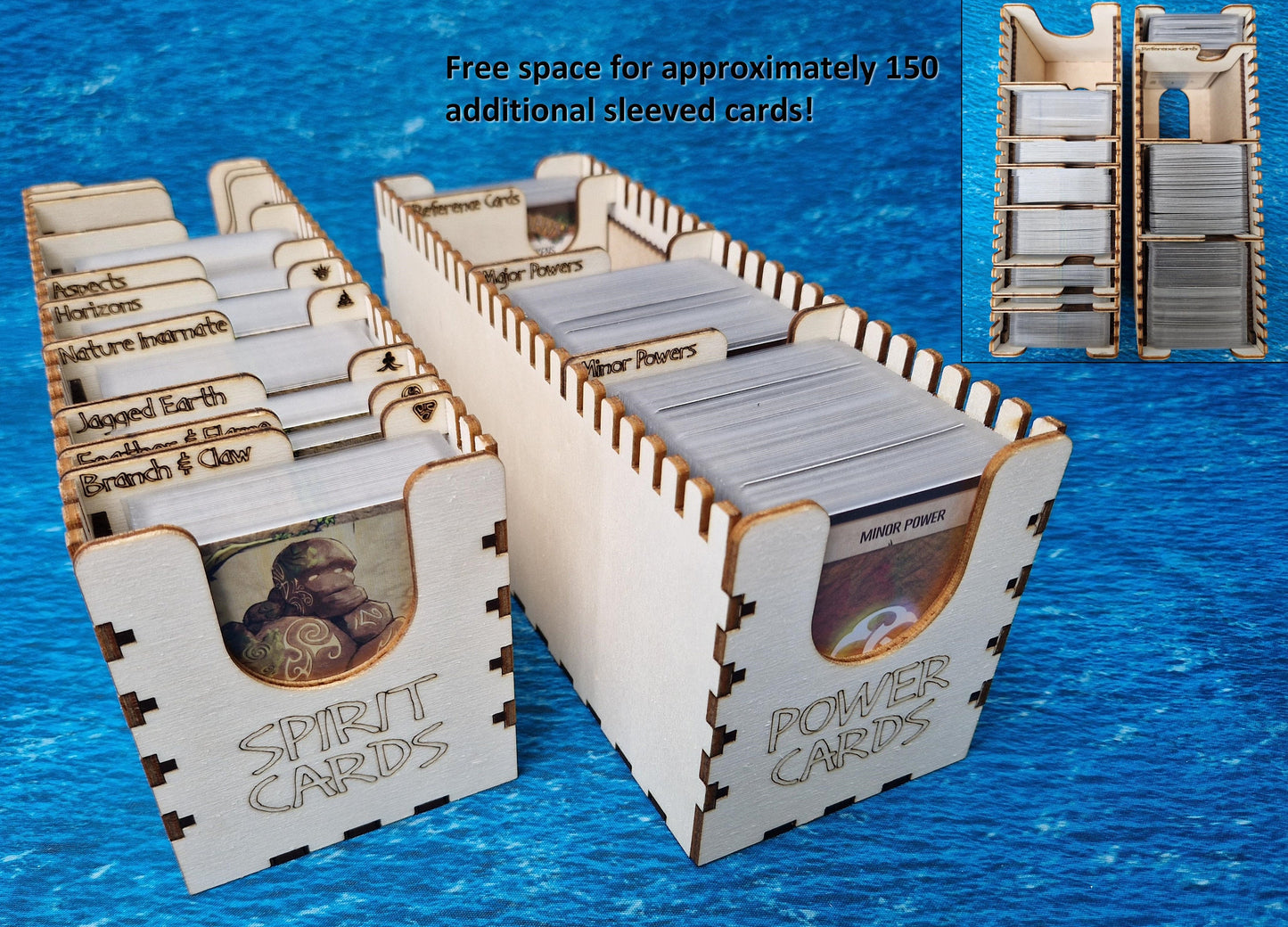 Spirit Island "Future Resilient" Storage Chest. Holds every expansion with enough space for more!