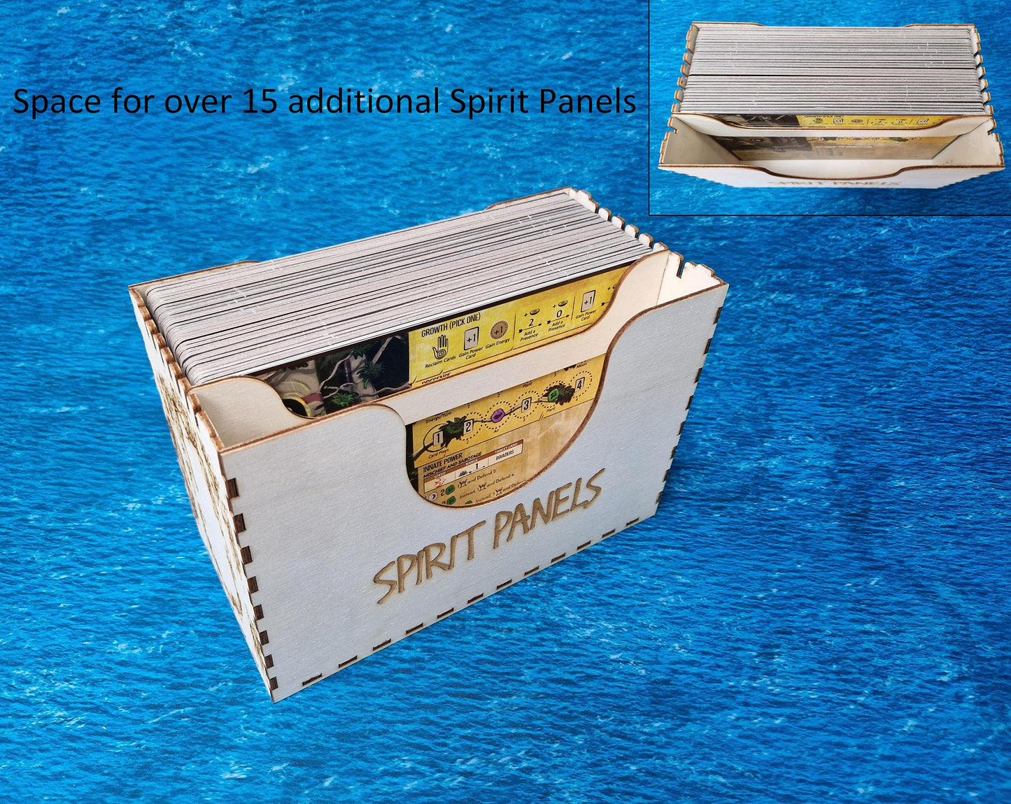 Spirit Island "Future Resilient" Storage Chest. Holds every expansion with enough space for more!